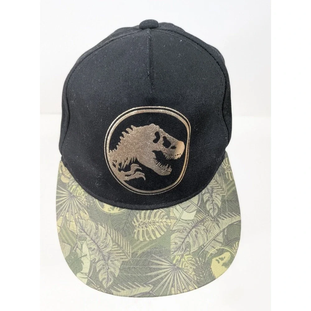Jurassic World Gold Hat Boy's One Size T-Rex Adjustable Dinosaurs Jurassic Park